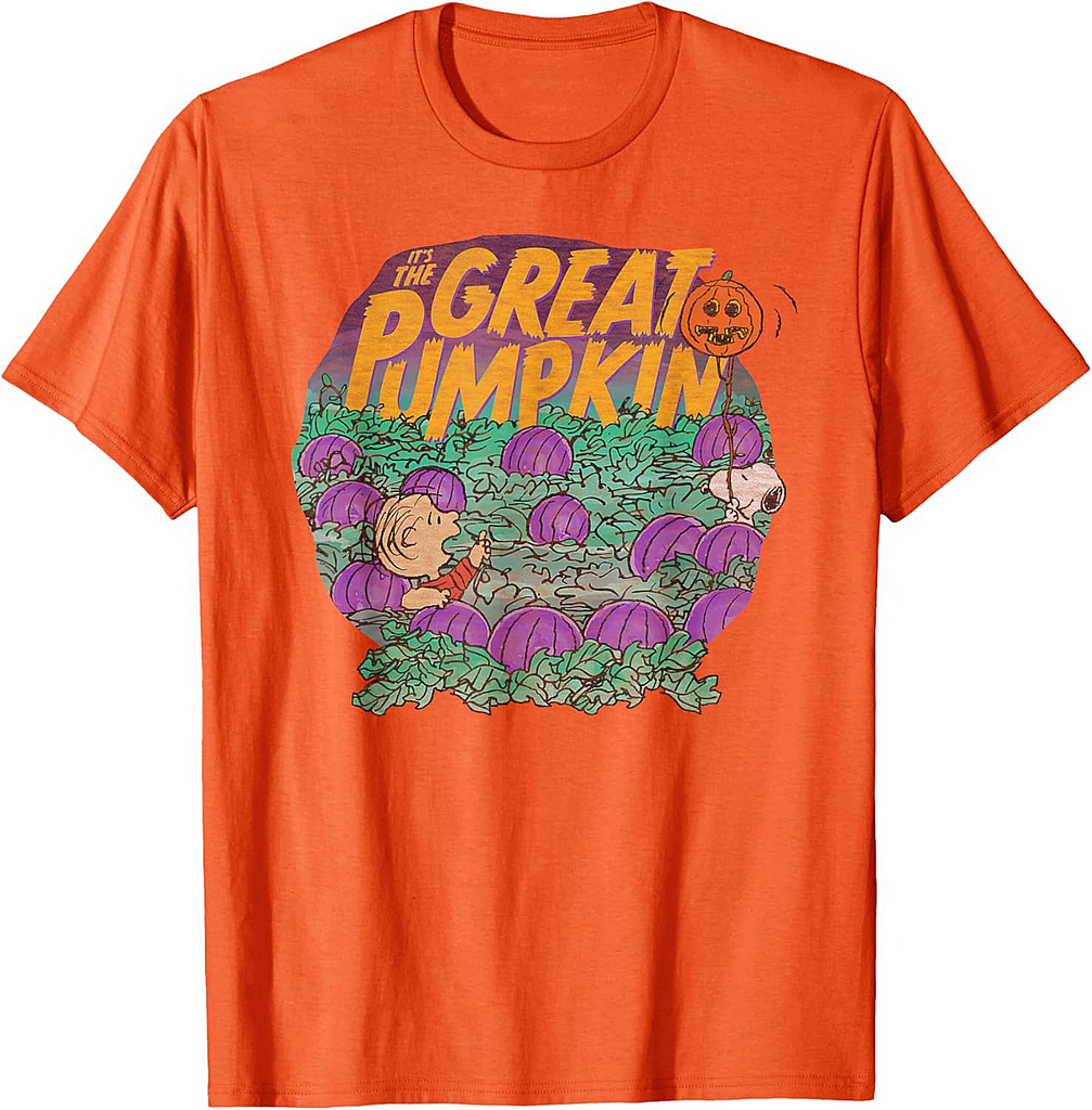 Peanuts Halloween Linus Snoopy Great Pumpkin T-Shirt