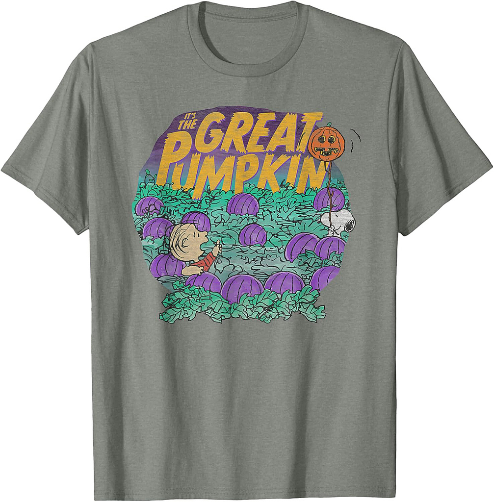 Peanuts Halloween Linus Snoopy Great Pumpkin T-Shirt