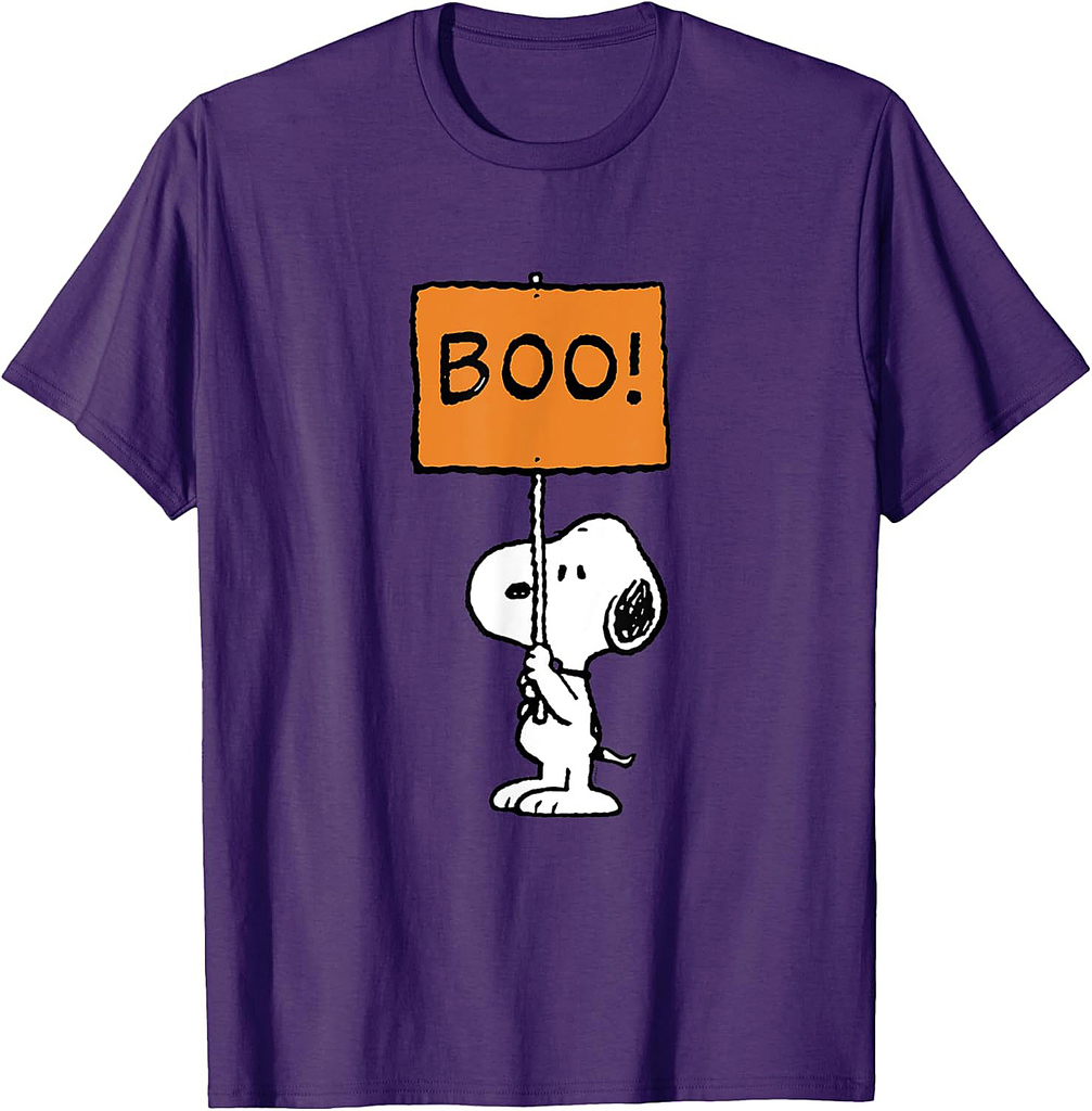 Peanuts Halloween Snoopy Boo! T-Shirt
