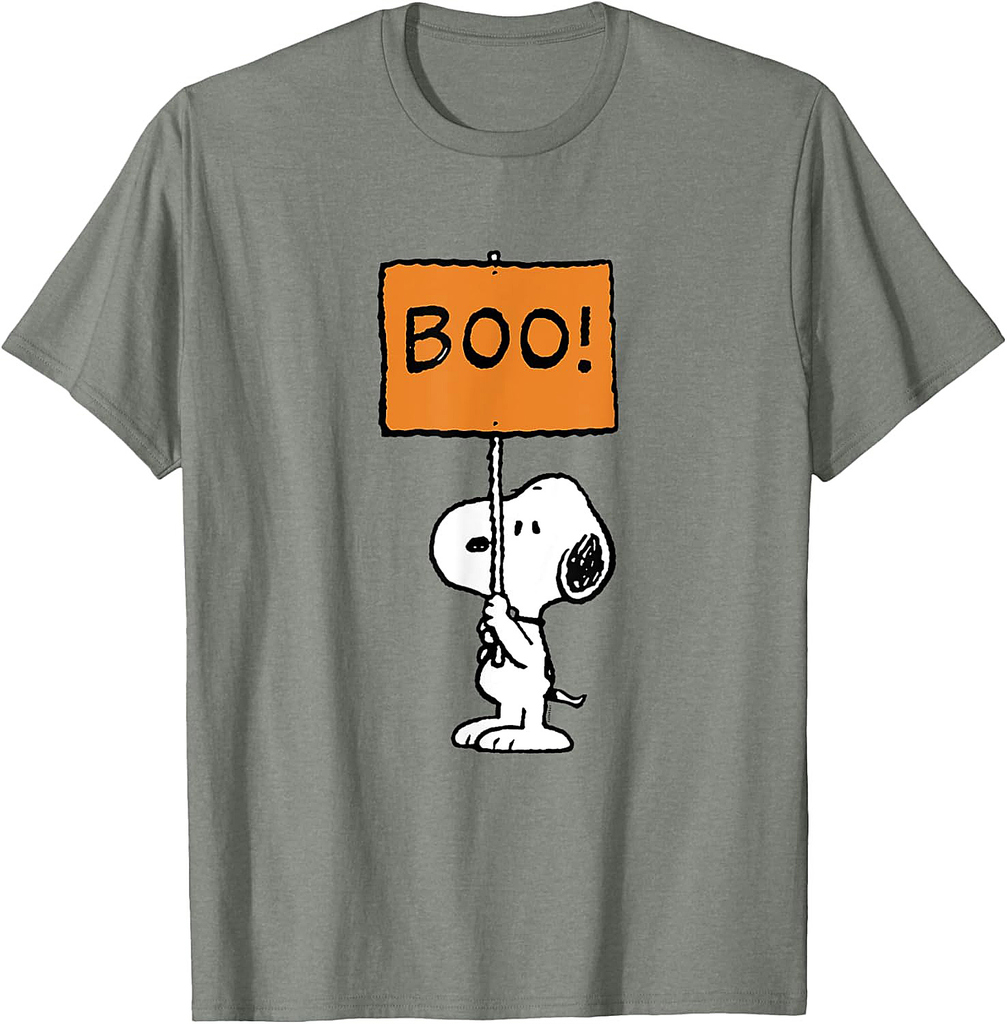 Peanuts Halloween Snoopy Boo! T-Shirt