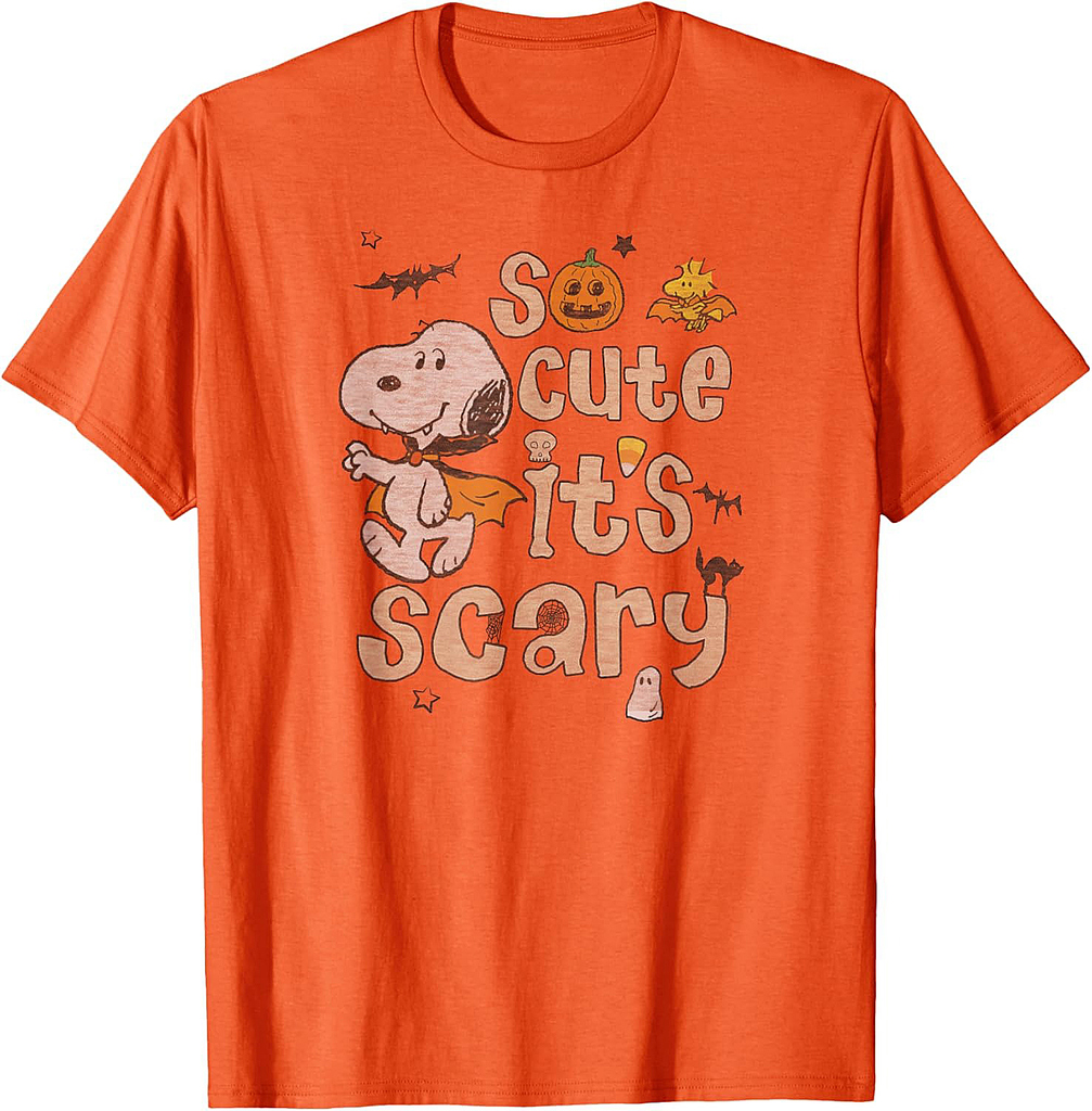 Peanuts Halloween Snoopy So Cute Scary T-Shirt
