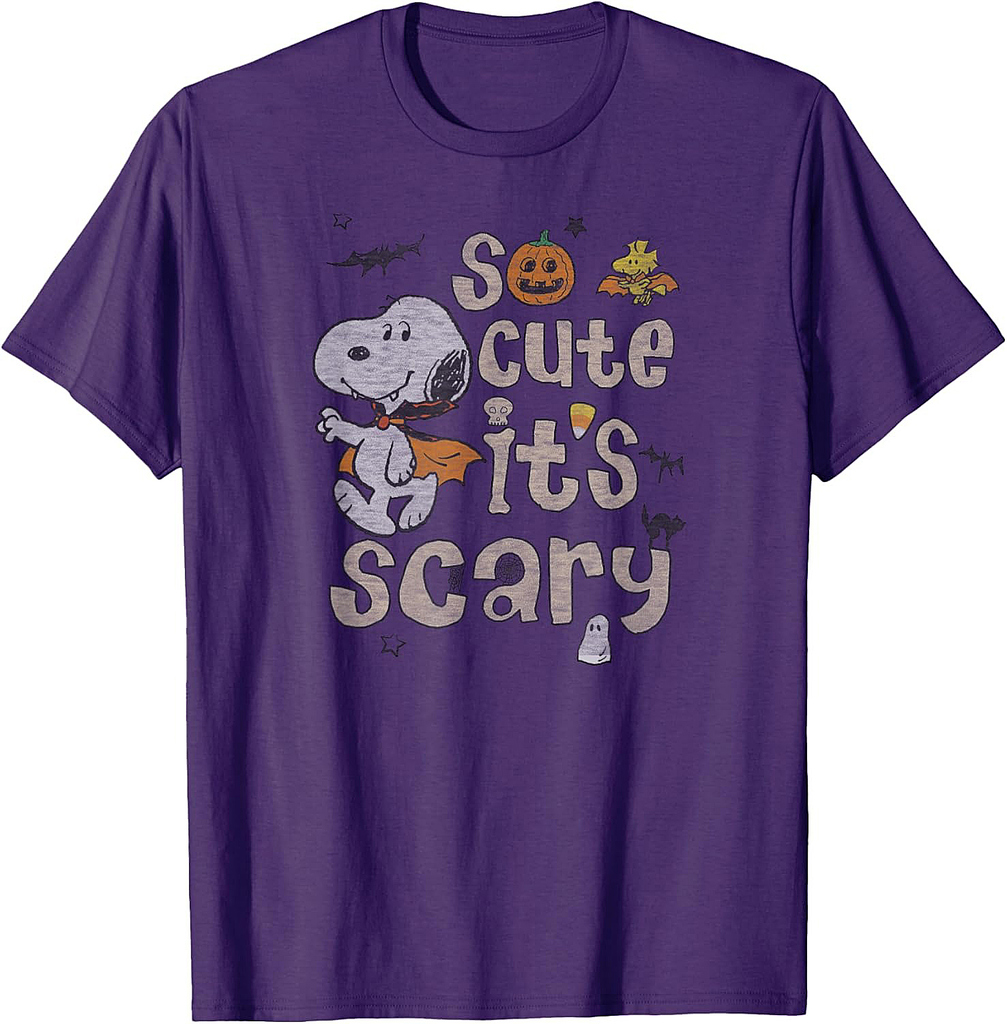 Peanuts Halloween Snoopy So Cute Scary T-Shirt