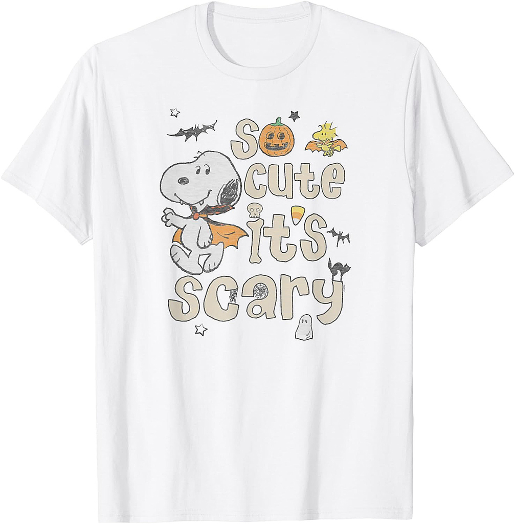 Peanuts Halloween Snoopy So Cute Scary T-Shirt