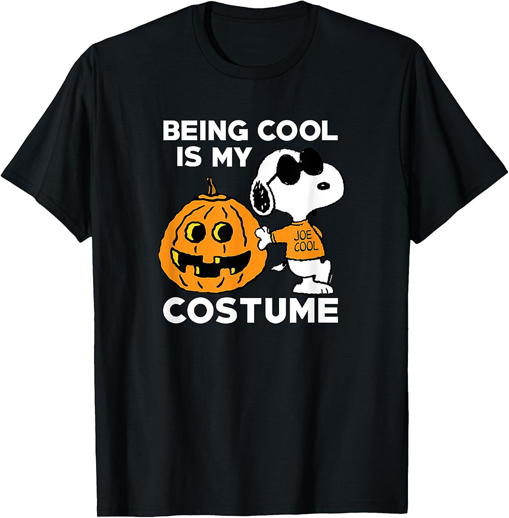 Peanuts Snoopy Cool Halloween Costume T-Shirt