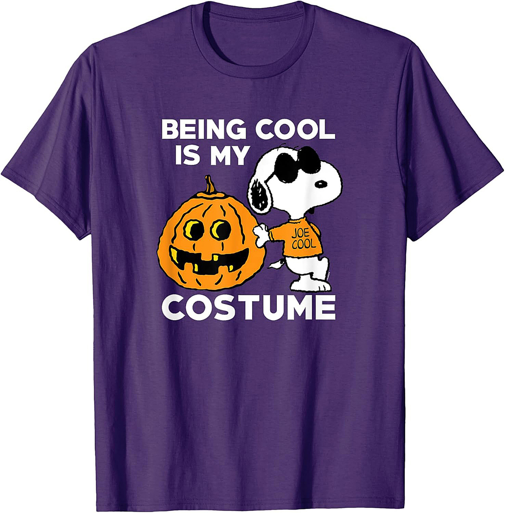 Peanuts Snoopy Cool Halloween Costume T-Shirt