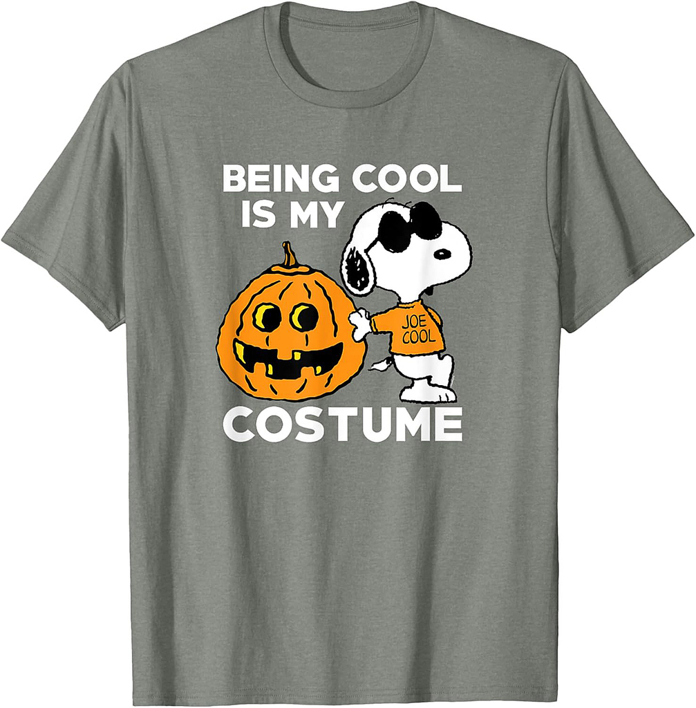 Peanuts Snoopy Cool Halloween Costume T-Shirt