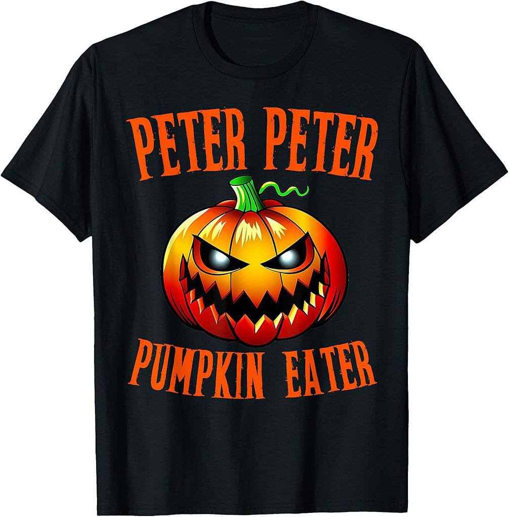 Peter Pumpkin Eater Couples Matching Halloween Costumes T-Shirt