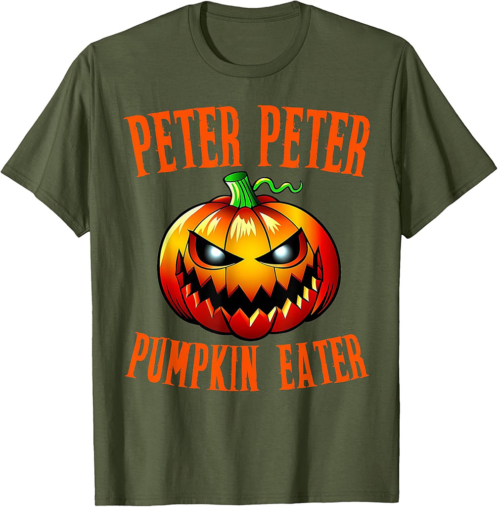 Peter Pumpkin Eater Couples Matching Halloween Costumes T-Shirt