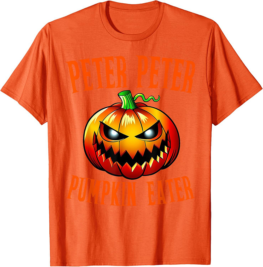 Peter Pumpkin Eater Couples Matching Halloween Costumes T-Shirt