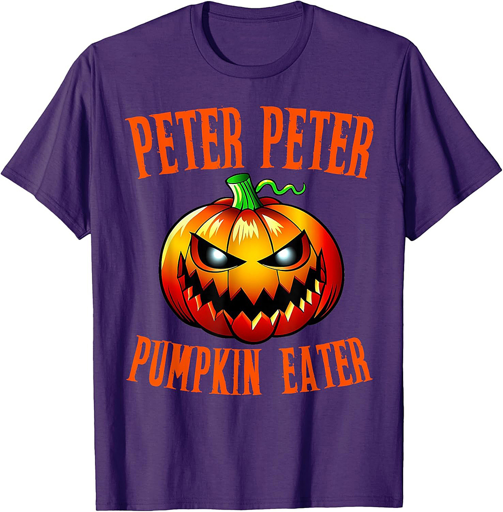 Peter Pumpkin Eater Couples Matching Halloween Costumes T-Shirt