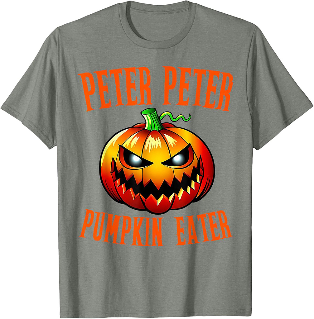 Peter Pumpkin Eater Couples Matching Halloween Costumes T-Shirt