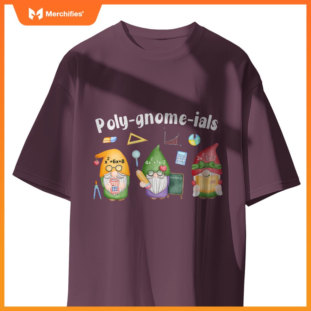 Poly-gnome-ials Gnomes Math Algebra Teacher Back To School