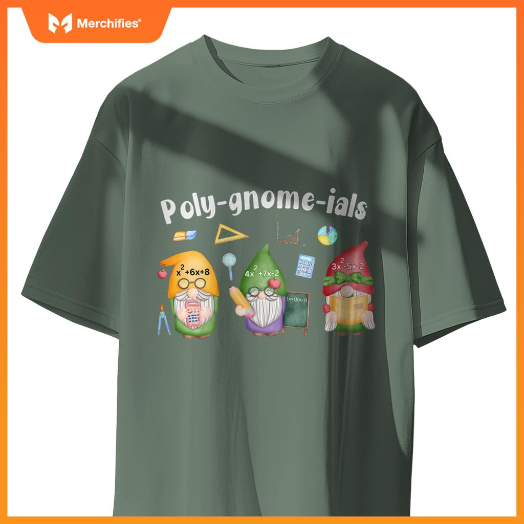 Poly-gnome-ials Gnomes Math Algebra Teacher Back To School