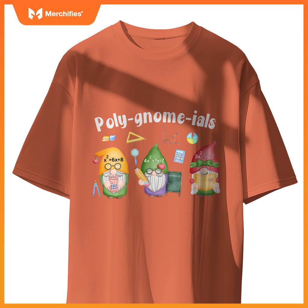 Poly-gnome-ials Gnomes Math Algebra Teacher Back To School