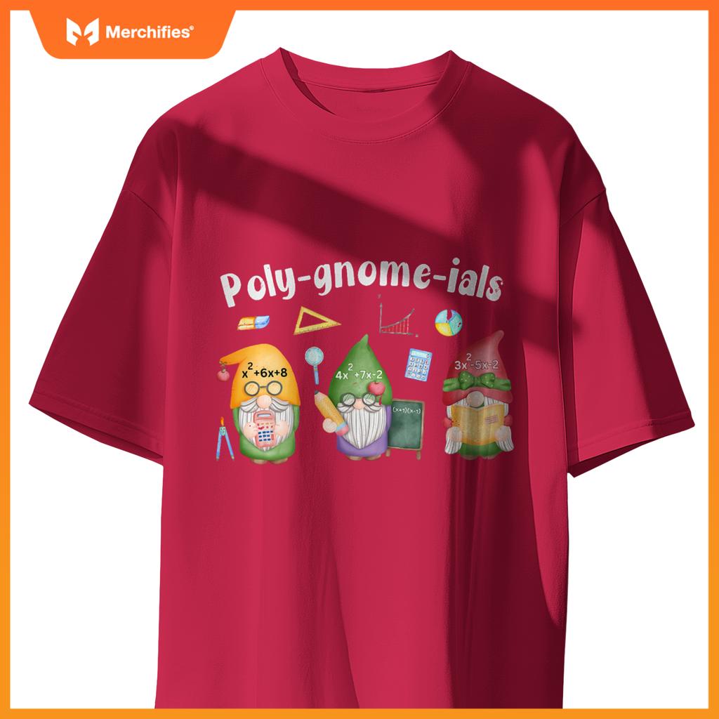 Poly-gnome-ials Gnomes Math Algebra Teacher Back To School