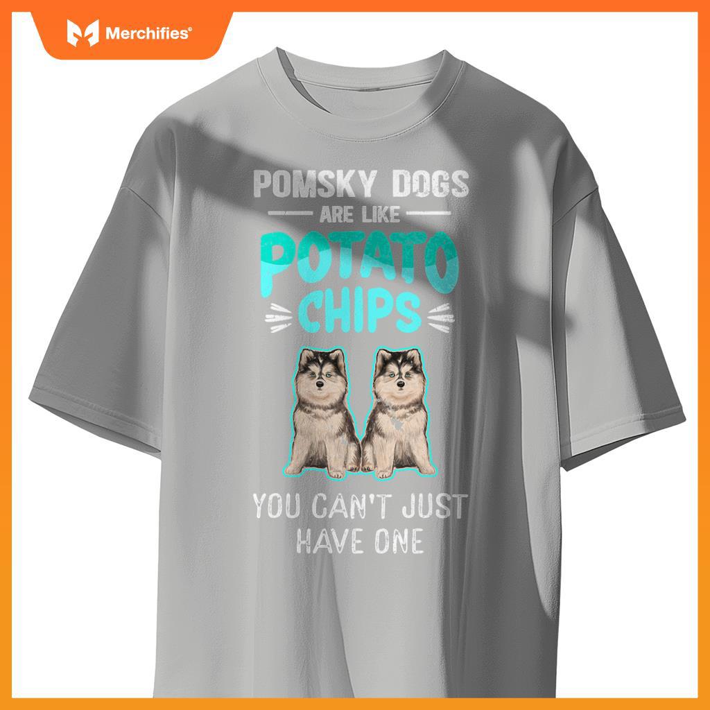 Pomsky Dogs Are Like Pomskies Dog Owner Pomsky T-Shirt