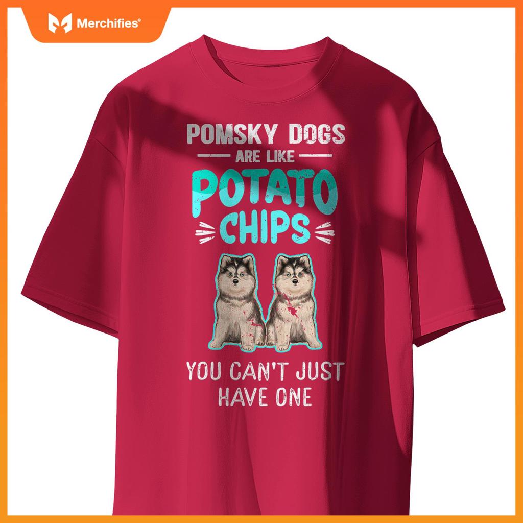 Pomsky Dogs Are Like Pomskies Dog Owner Pomsky T-Shirt