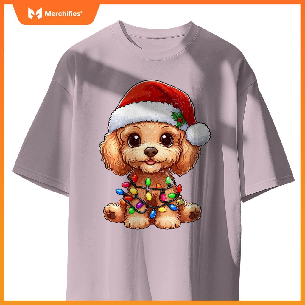 Poodle Dogs Tree Christmas Sweater Xmas Pet Animal Dog Gifts T-Shirt