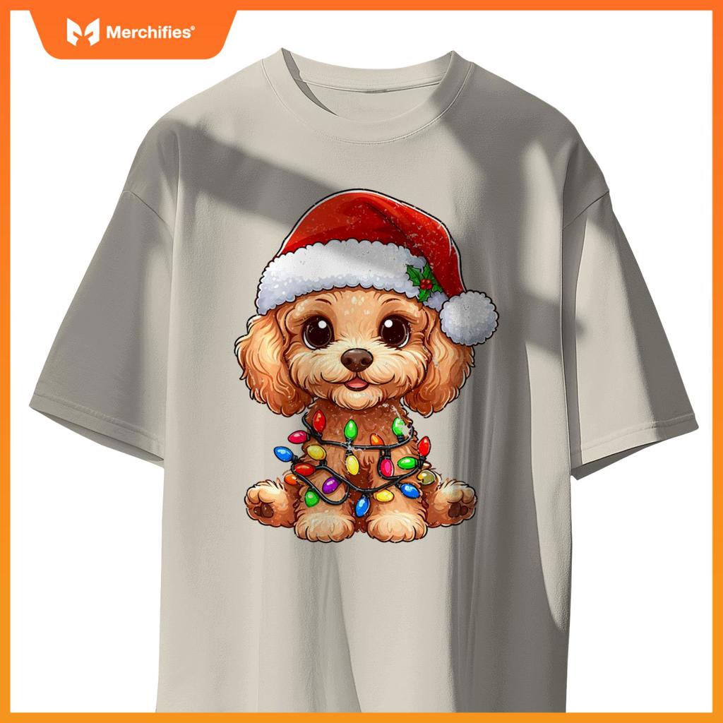 Poodle Dogs Tree Christmas Sweater Xmas Pet Animal Dog Gifts T-Shirt