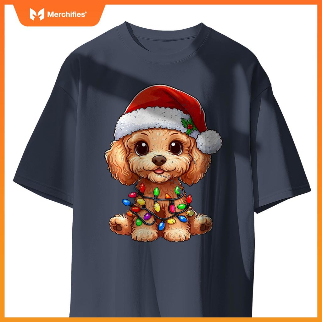 Poodle Dogs Tree Christmas Sweater Xmas Pet Animal Dog Gifts T-Shirt