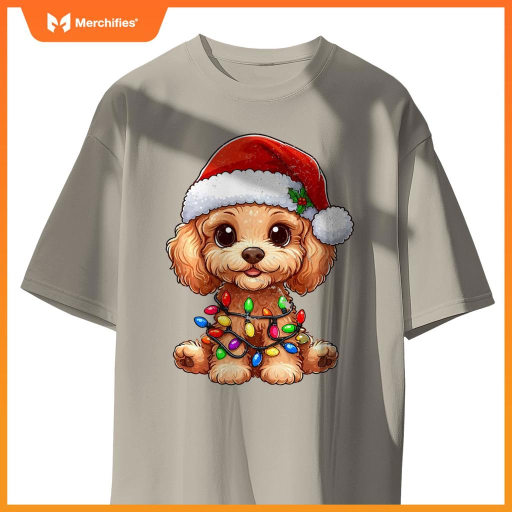 Poodle Dogs Tree Christmas Sweater Xmas Pet Animal Dog Gifts T-Shirt