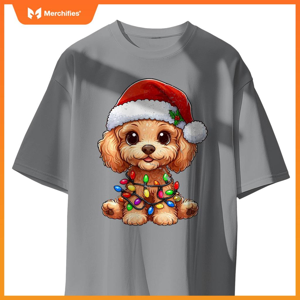 Poodle Dogs Tree Christmas Sweater Xmas Pet Animal Dog Gifts T-Shirt