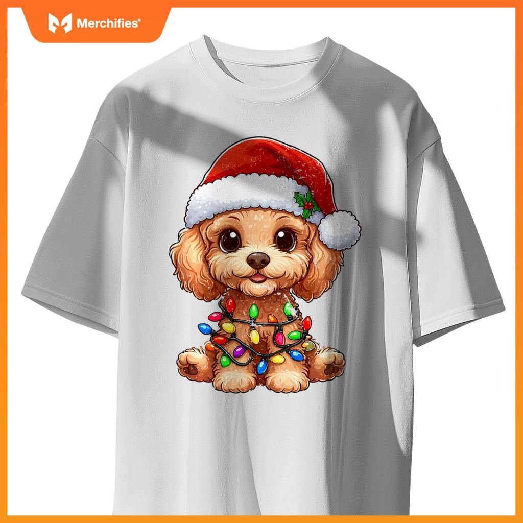 Poodle Dogs Tree Christmas Sweater Xmas Pet Animal Dog Gifts T-Shirt