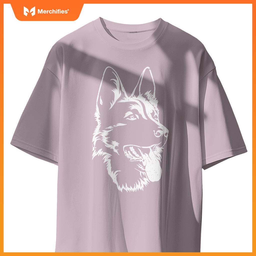 Portrait Of German Shepherd For Dog Owners Pullover T-Shirt