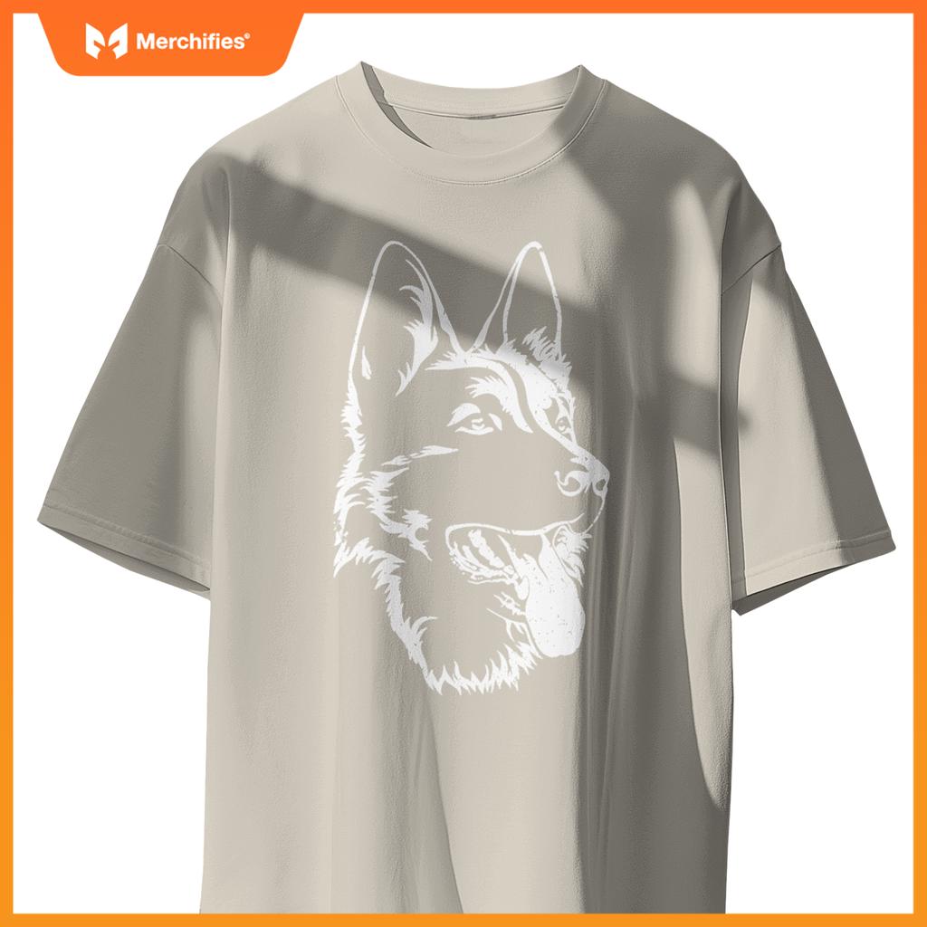 Portrait Of German Shepherd For Dog Owners Pullover T-Shirt