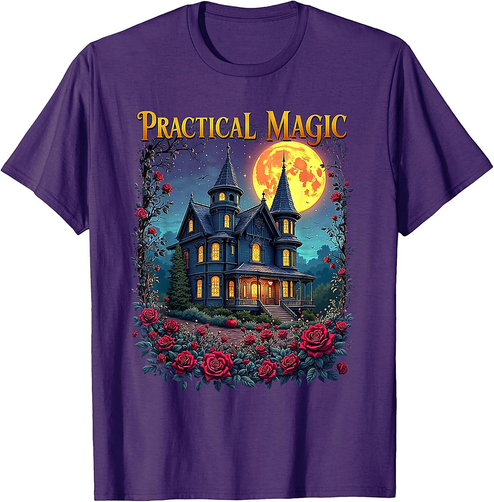 Practical Magic Witchy Halloween Love Vintage Witch Magic T-Shirt
