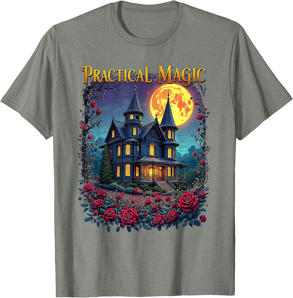 Practical Magic Witchy Halloween Love Vintage Witch Magic T-Shirt