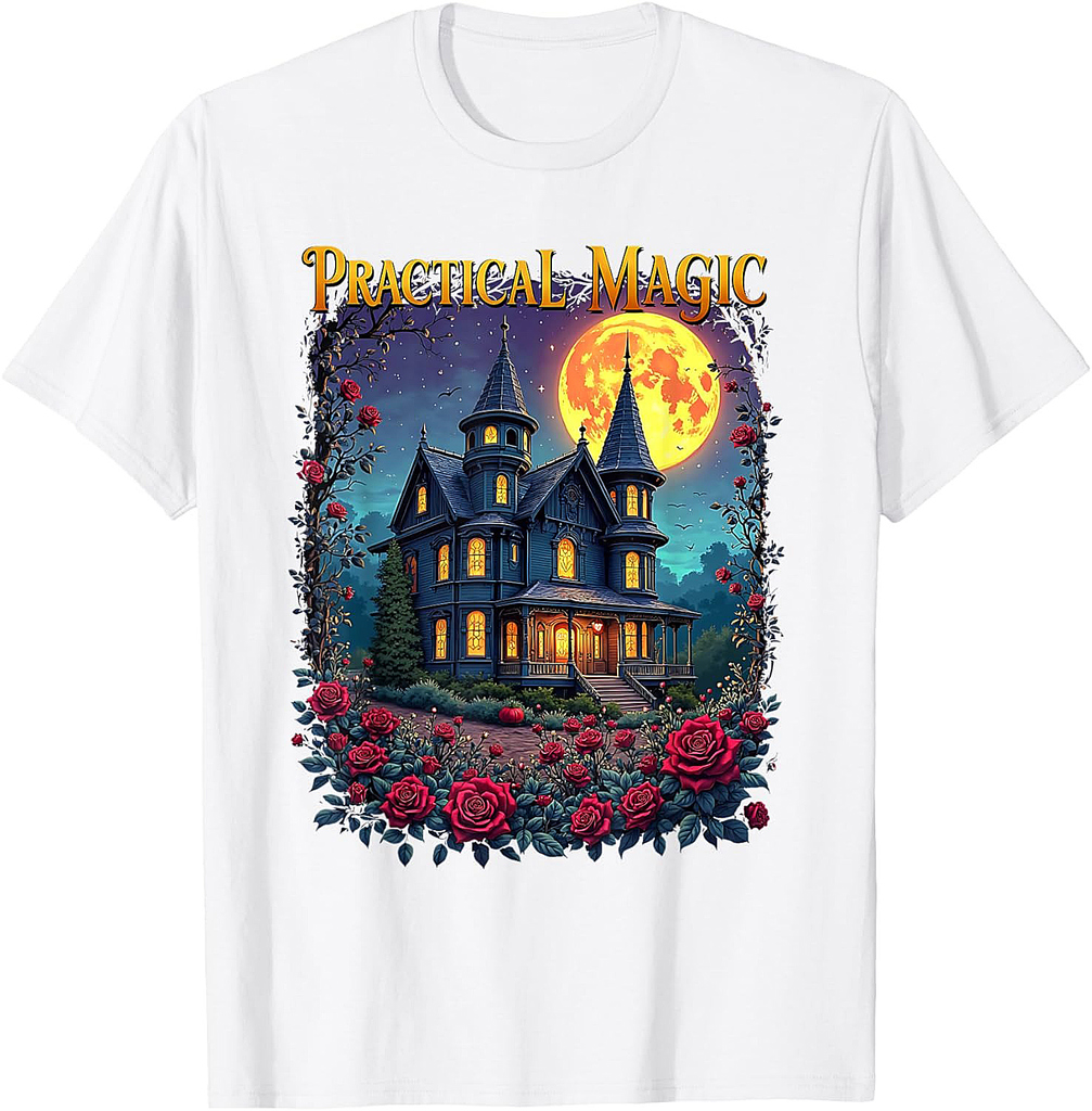 Practical Magic Witchy Halloween Love Vintage Witch Magic T-Shirt