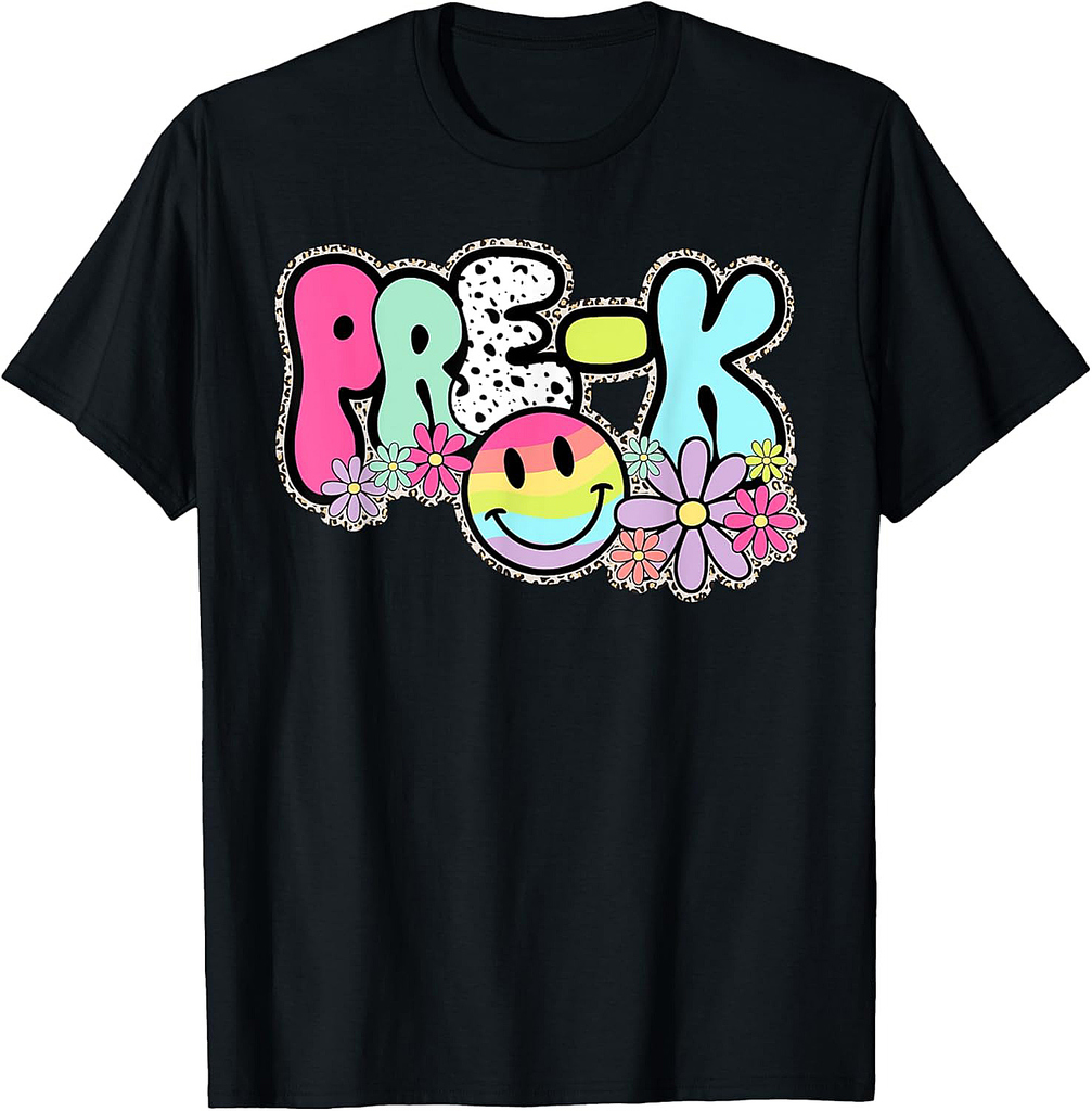 Back to School Smile Face Teacher Student T-Shirt - Funny School Shirt