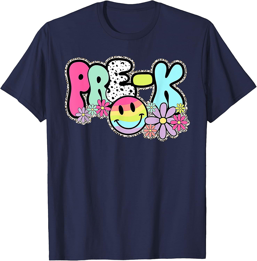 Back to School Smile Face Teacher Student T-Shirt - Funny School Shirt
