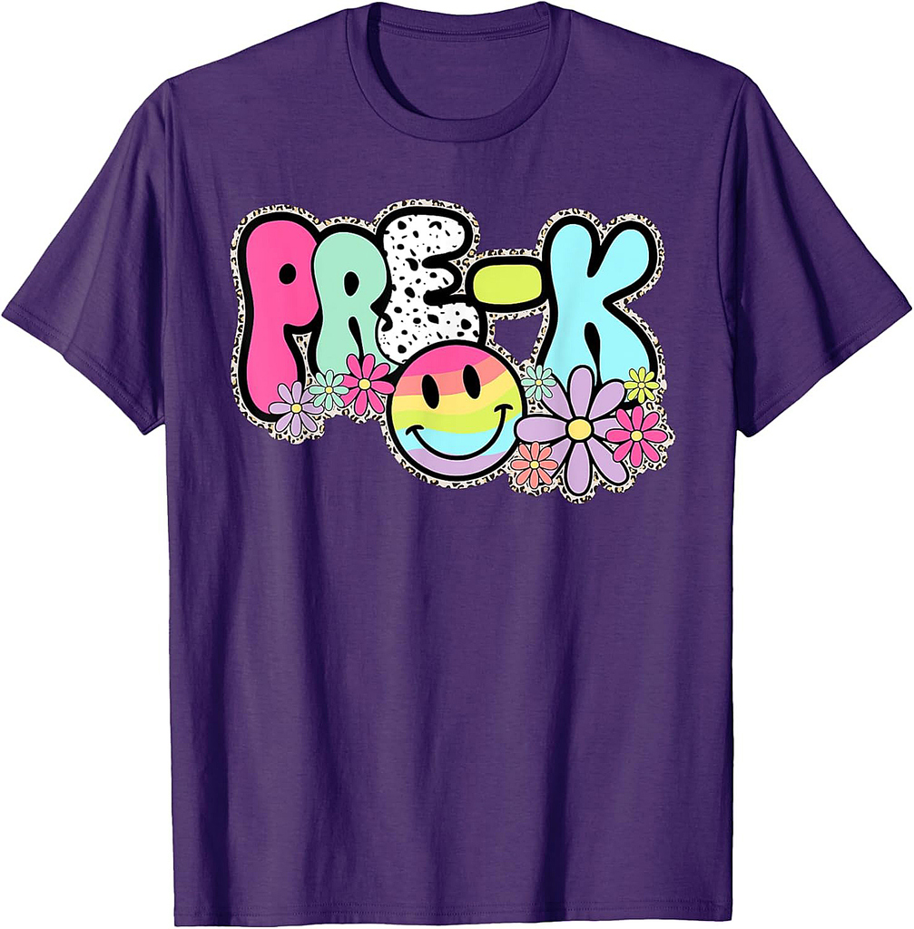 Back to School Smile Face Teacher Student T-Shirt - Funny School Shirt