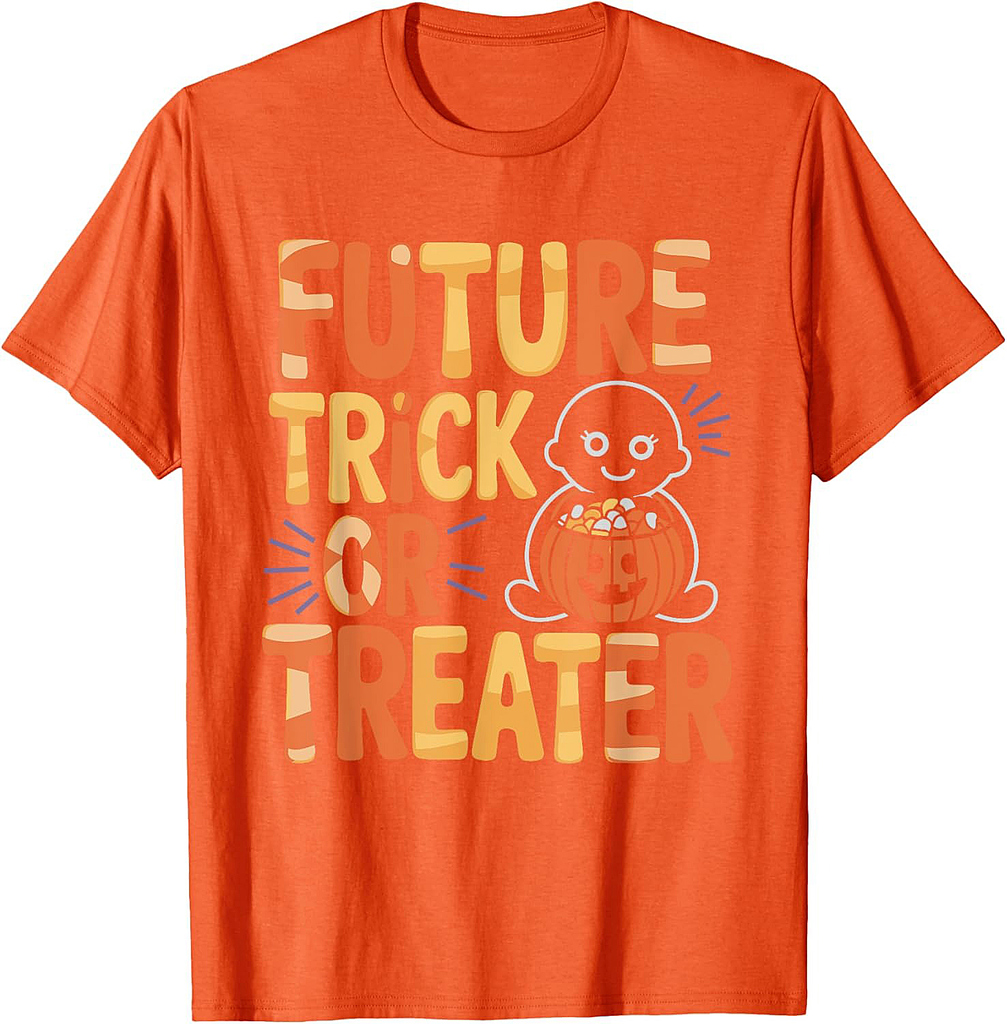 Pregnant Halloween Bump Costume Spooky Mama Baby Boo Vibes T-Shirt