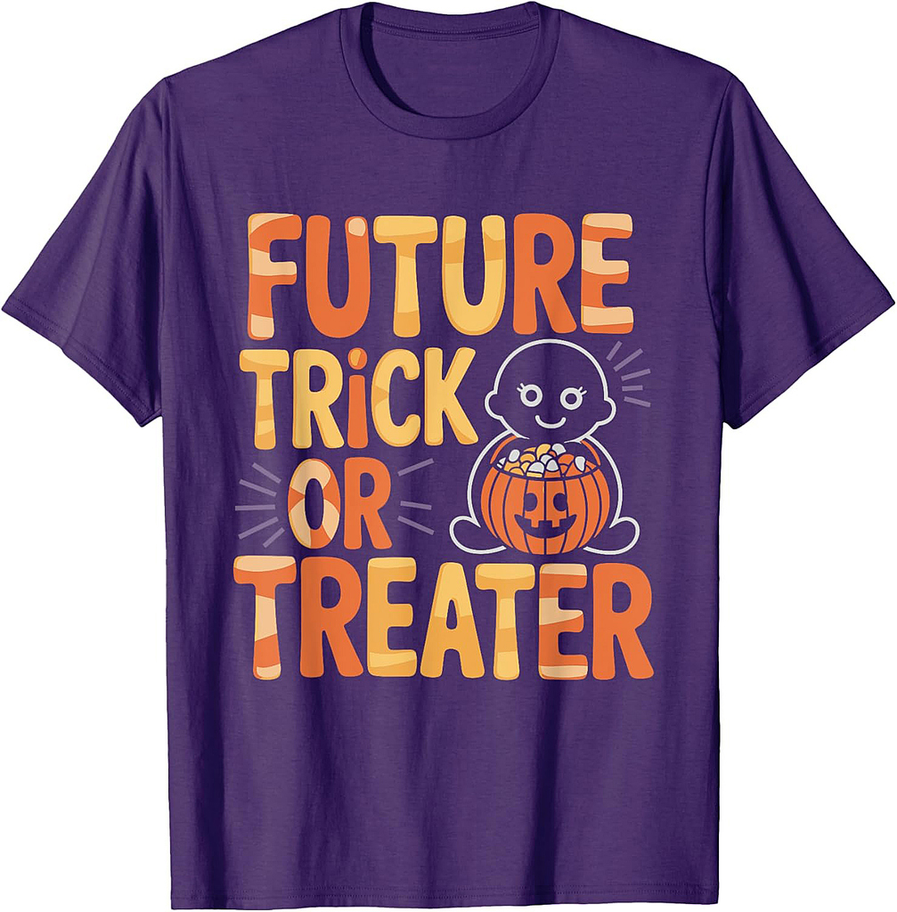 Pregnant Halloween Bump Costume Spooky Mama Baby Boo Vibes T-Shirt