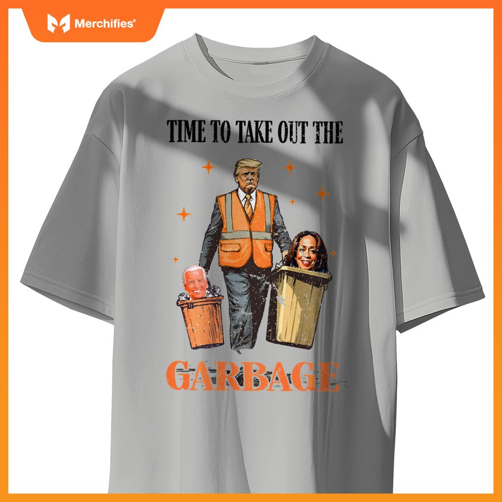 President 47 Winner Kamala Election Garbage Truck Trash 2024 T-Shirt