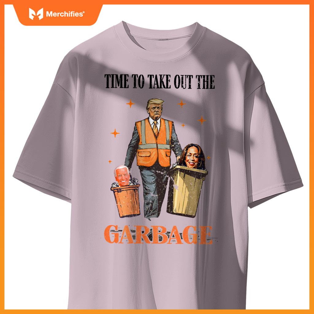 President 47 Winner Kamala Election Garbage Truck Trash 2024 T-Shirt