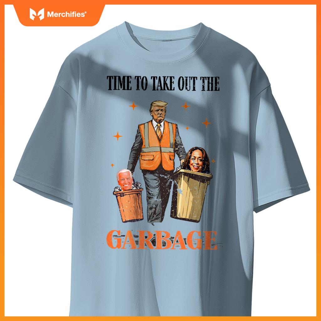 President 47 Winner Kamala Election Garbage Truck Trash 2024 T-Shirt