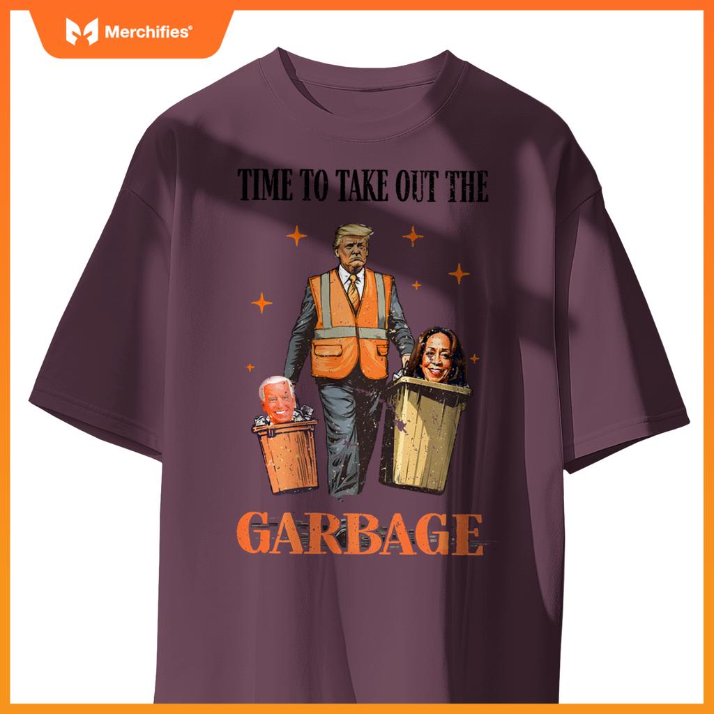 President 47 Winner Kamala Election Garbage Truck Trash 2024 T-Shirt