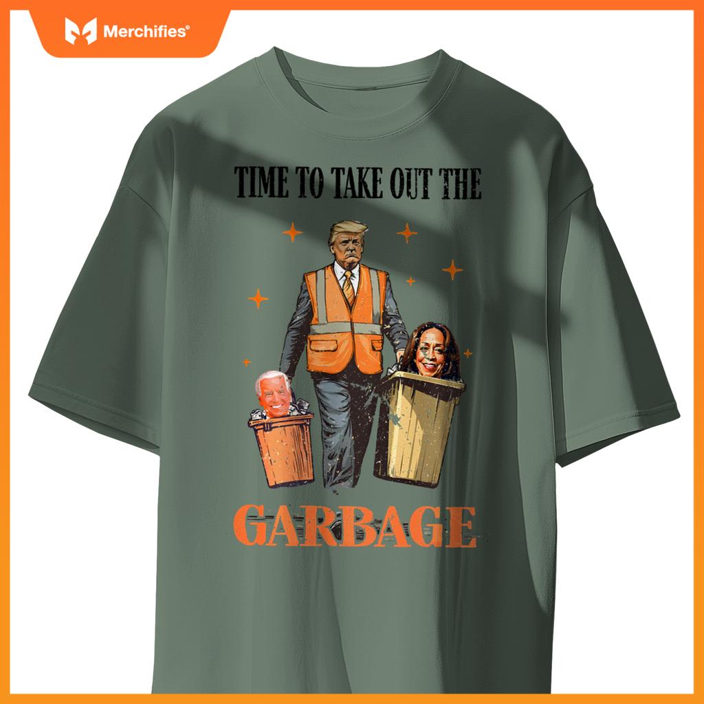 President 47 Winner Kamala Election Garbage Truck Trash 2024 T-Shirt