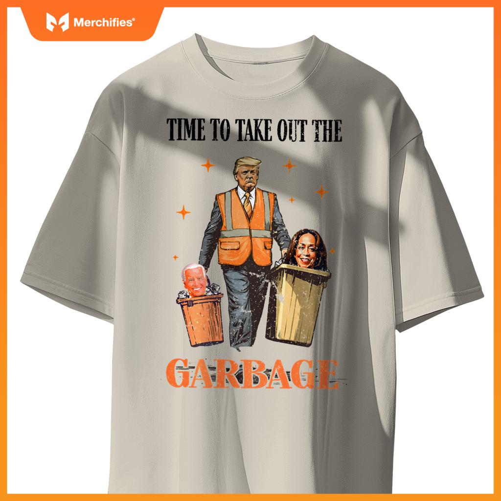President 47 Winner Kamala Election Garbage Truck Trash 2024 T-Shirt