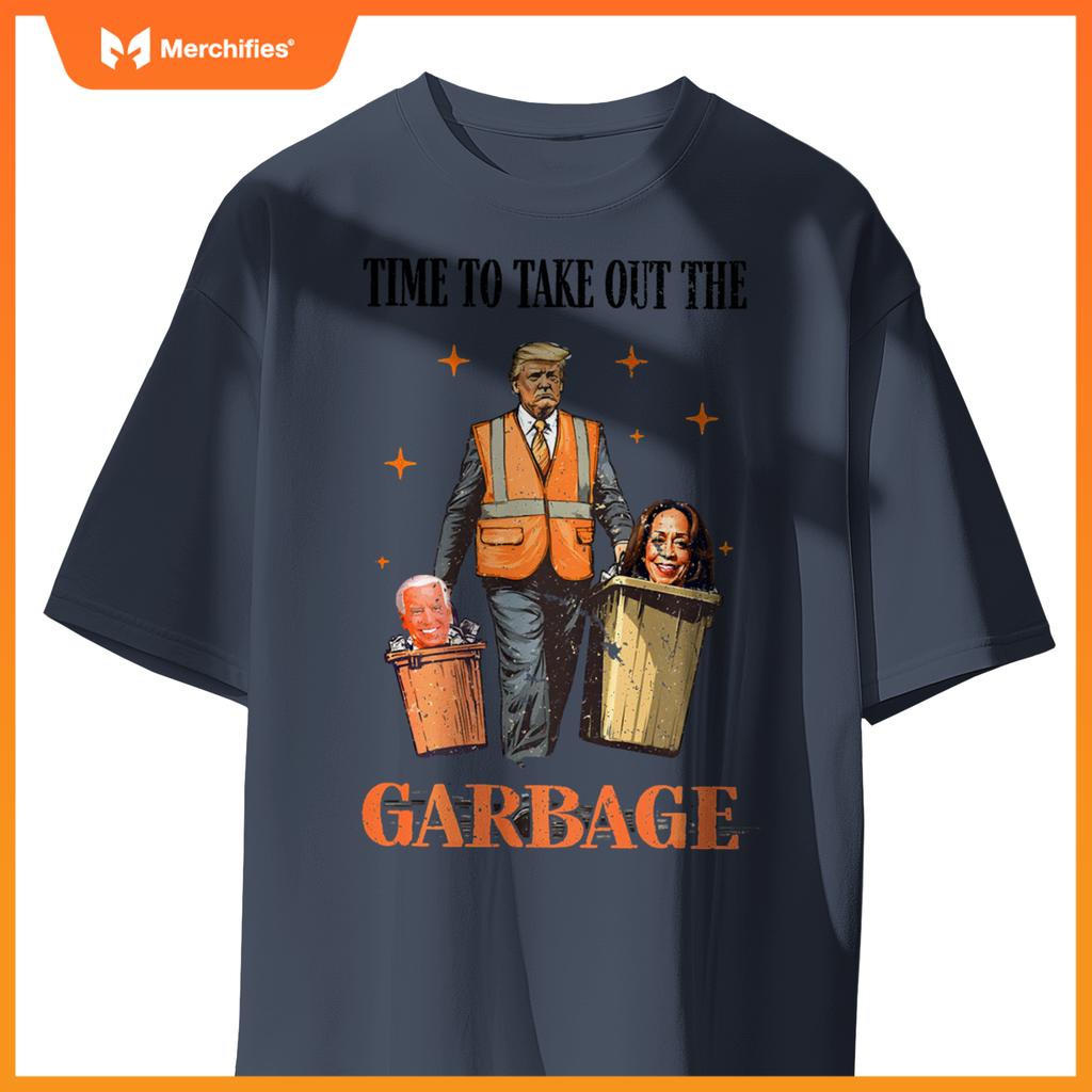 President 47 Winner Kamala Election Garbage Truck Trash 2024 T-Shirt