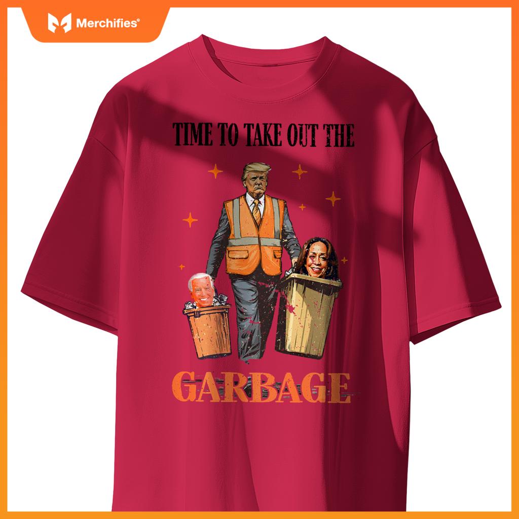 President 47 Winner Kamala Election Garbage Truck Trash 2024 T-Shirt