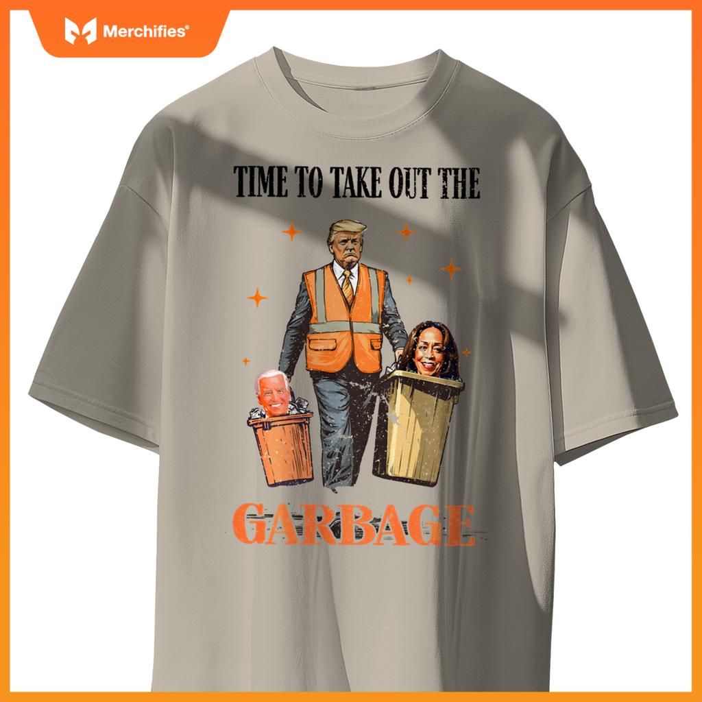 President 47 Winner Kamala Election Garbage Truck Trash 2024 T-Shirt