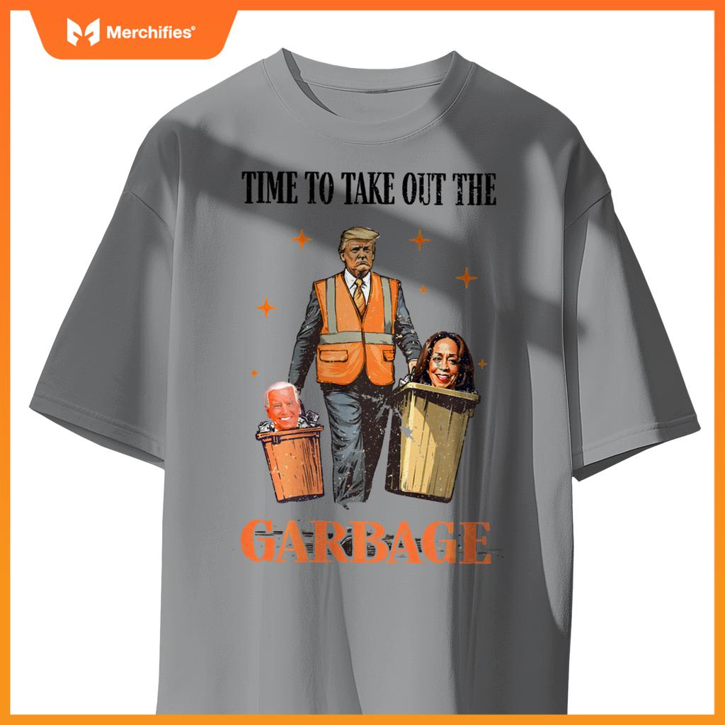 President 47 Winner Kamala Election Garbage Truck Trash 2024 T-Shirt