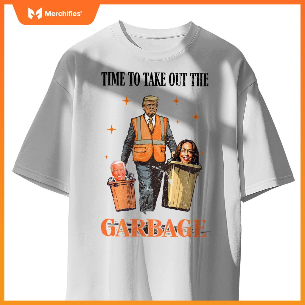 President 47 Winner Kamala Election Garbage Truck Trash 2024 T-Shirt