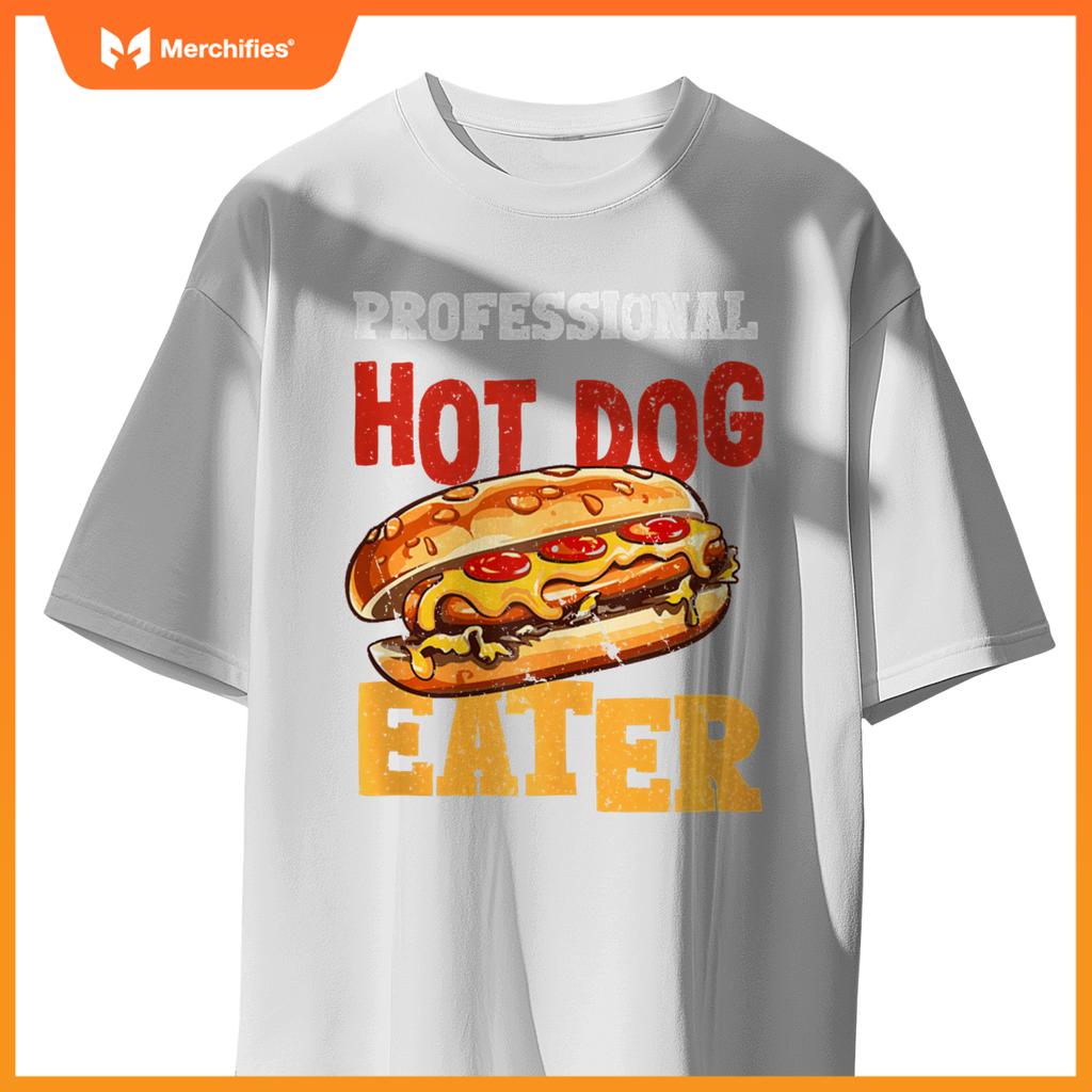 Professtional Hot Dog Eater Funny Hot Dog T-Shirt