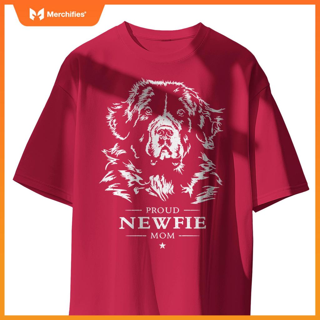 Proud Newfie mom dog mom Newfoundland dog T-Shirt